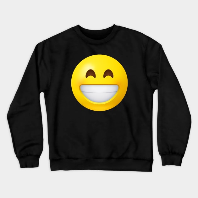 Big smile emoji Crewneck Sweatshirt by Vilmos Varga